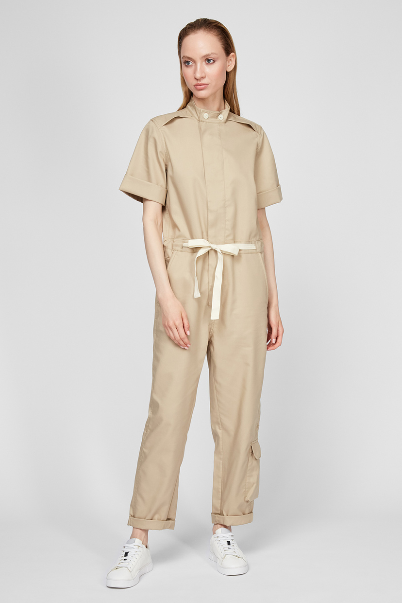 

Женский бежевый комбинезон Shortsleeve workwear jumpsuit G-Star RAW S D19661,C761