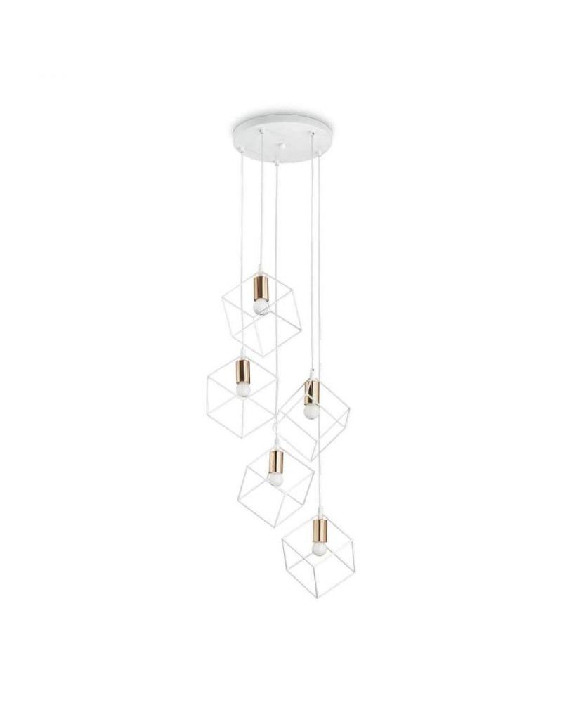 

Подвесной светильник Ideal Lux 237671 Ice SP5 Bianco