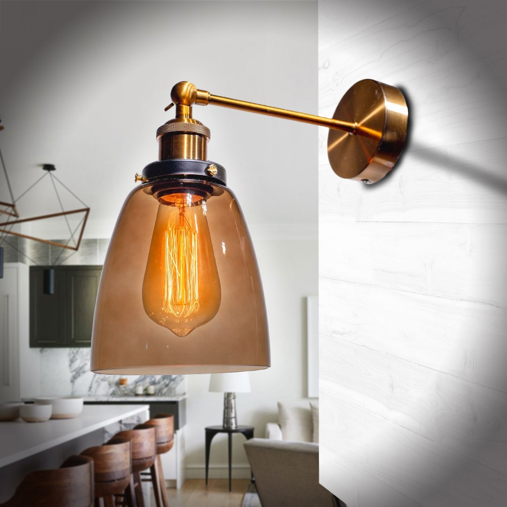 

Бра loft Gold/Coffee d14см