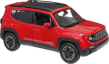 

Автомодель (1:24) 2017 Jeep Renegade, красный металлик - Maisto (20-541709)