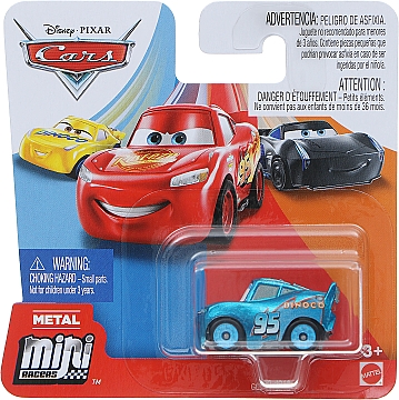 

Металлический мини-гонщик обновленный "Тачки", 4 см, Dinoco Lightning McQueen - Cars Mattel (20-988395)