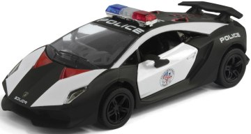 

Модель автомобиля Lamborghini Sesto Elemento Police, 1:38, черно-белая - Kinsmart (20-543217)