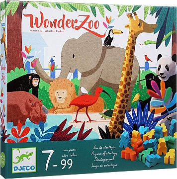 

Настольная игра "WonderZoo" Чудо зоопарк - Djeco (20-801778)