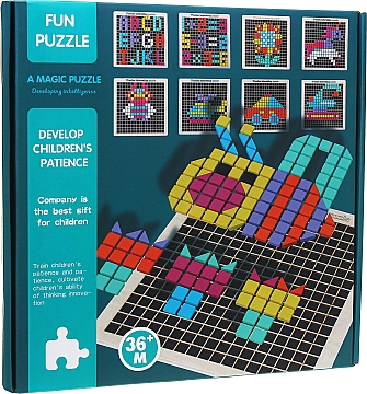 

Деревянная игрушка "Мозаика" с карточками - Shantou (20-971219)