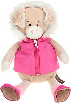 

Мягкая игрушка "Свинка Ася в спортивной жилетке", 28см - MaxiToys (20-644406)
