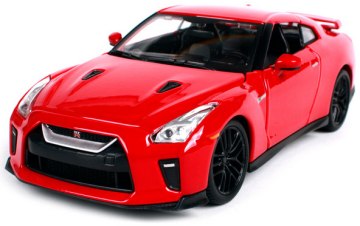 

Автомодель Nissan GT-R, 1:24, красный металлик - Bburago (20-523139)