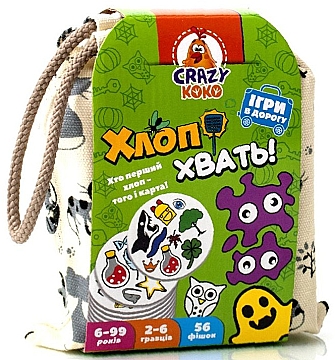 

Игра в мешочке "Хлоп! Хвать" (укр.) - Vladi Toys (20-942105)