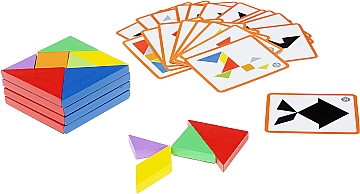

Игра Магнитный танграм, 35 эл. - Viga Toys (20-866011)