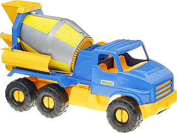 

УЦЕНКА Игрушечный автомобиль "City Truck", 39395, бетономешалка, желто-синяя - Wader * (20-973026)