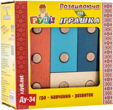 

Пирамидка-конструктор "Логика №2" - Руди (20-309895)