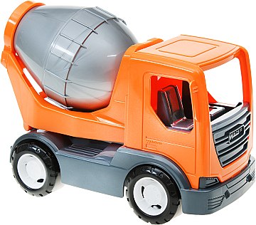 

Строительные модели в коробке, "Tech Truck", Бетономешалка, оранжевая - Wader (20-627754)