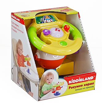 

Игрушка на присоске "Умный руль со светом и звуком" - Kiddieland (20-649960)