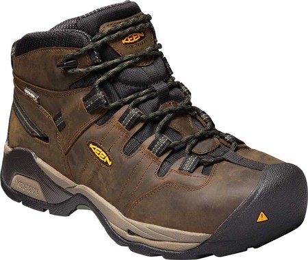 

Мужские ботинки KEEN Utility Detroit XT Mid Steel Toe Waterproof Work Boot Cascade Brown/Bronze Green Leather 44.5