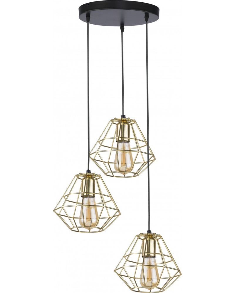 

Подвесной светильник TK Lighting 4451 Diamond gold