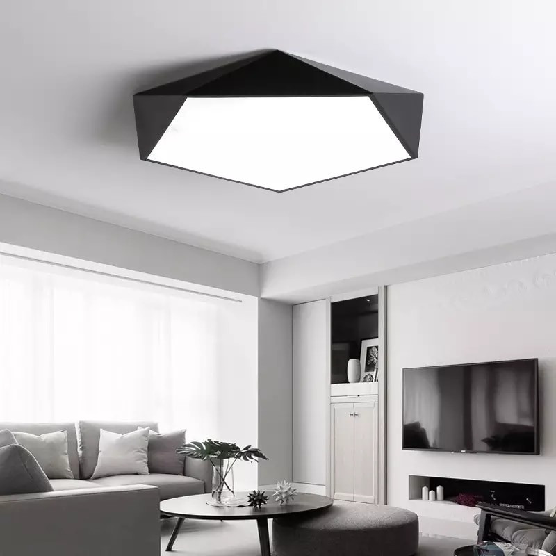 

ЛЮСТРА LED MULTICORNER BLACK W39