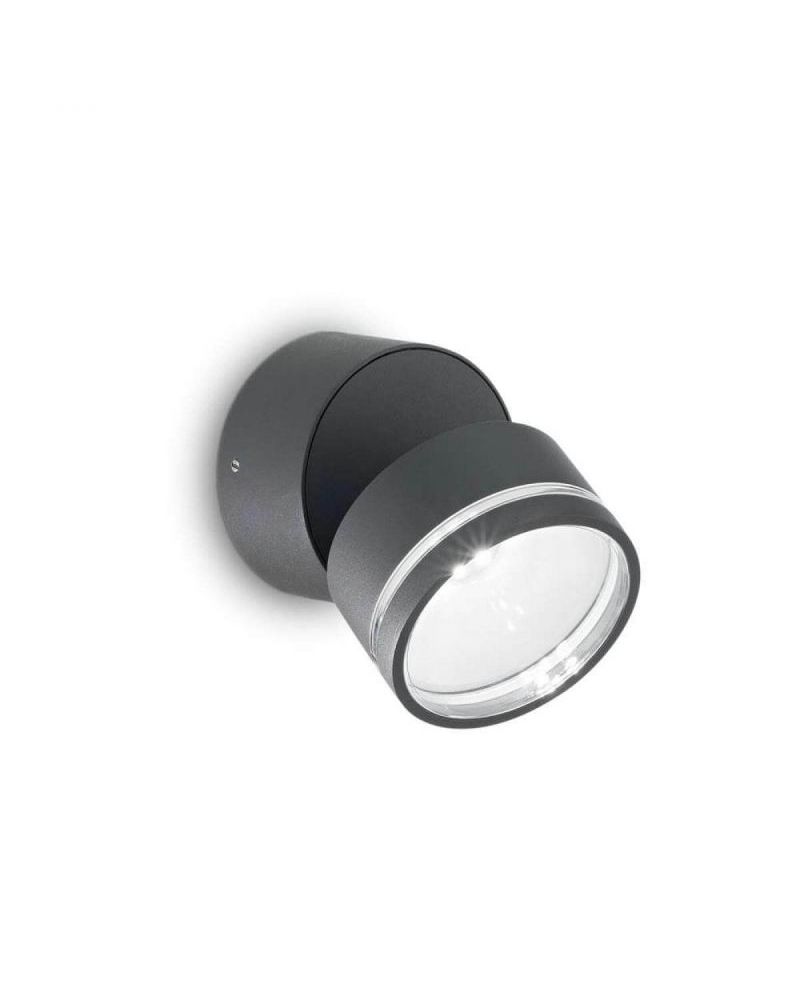 

Уличный светильник Ideal Lux 247076 Omega AP Round Antracite 3000K