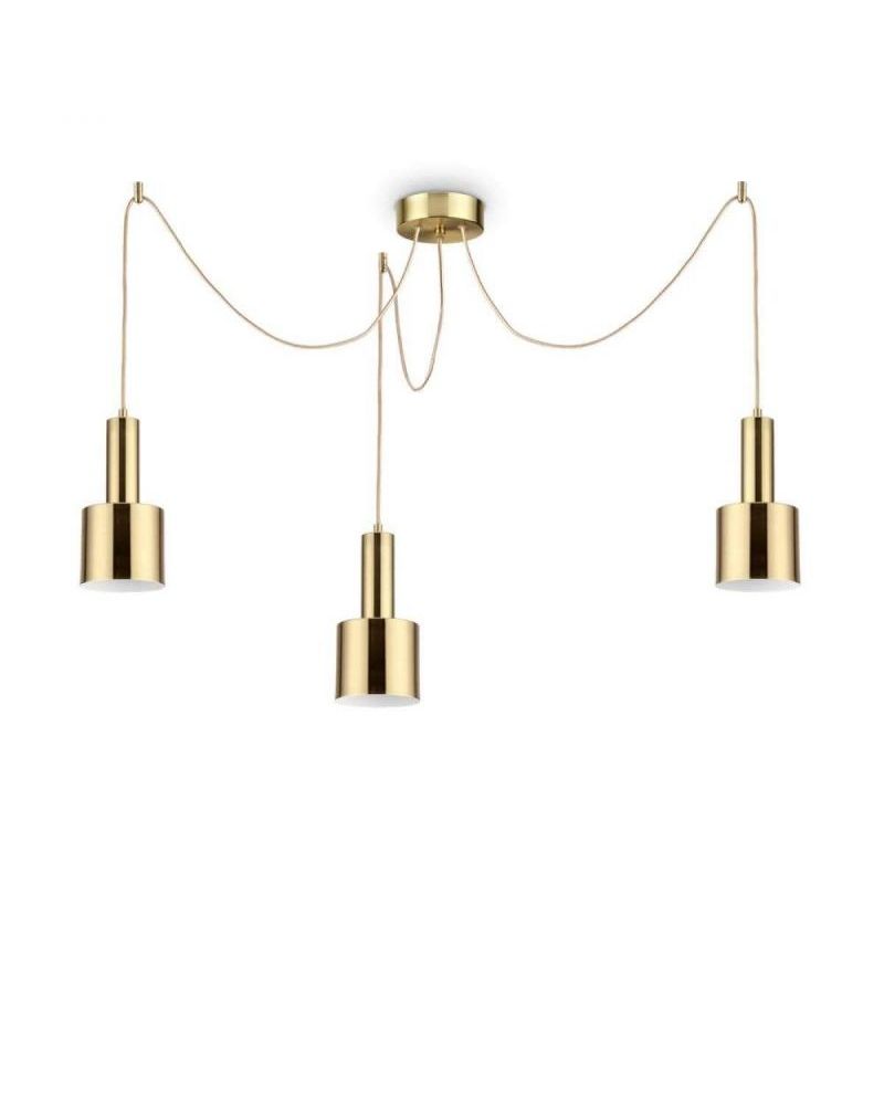 

Люстра Ideal Lux 231600 Holly SP3 Ottone Satinato