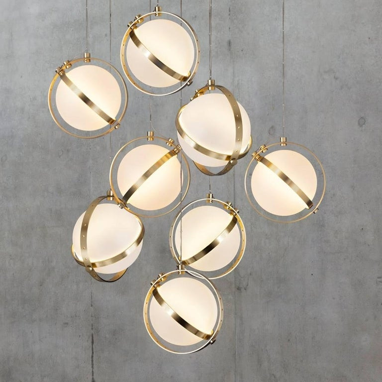 

ПОДВЕС LED SPHERE WHITE/GOLD D28*H28
