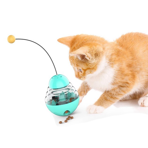 

Интерактивная игрушка-кормушка для кота Smartball дозатор зеленая