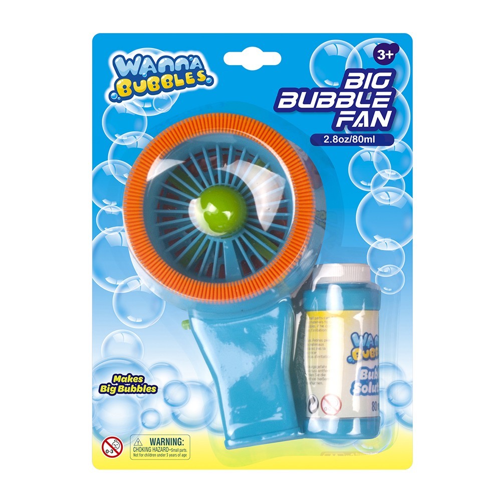 Мыльные пузыри Wanna Bubbles Баббл вентилятор, 80 мл, синий (BB143-2 ...