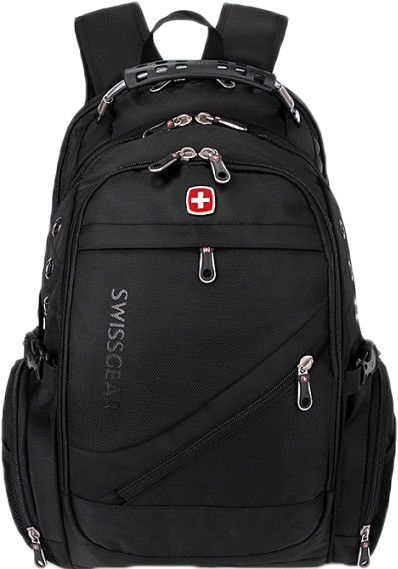 

Рюкзак SwissGear с отделением для ноутбука 35 л Черный + чехол от дождя