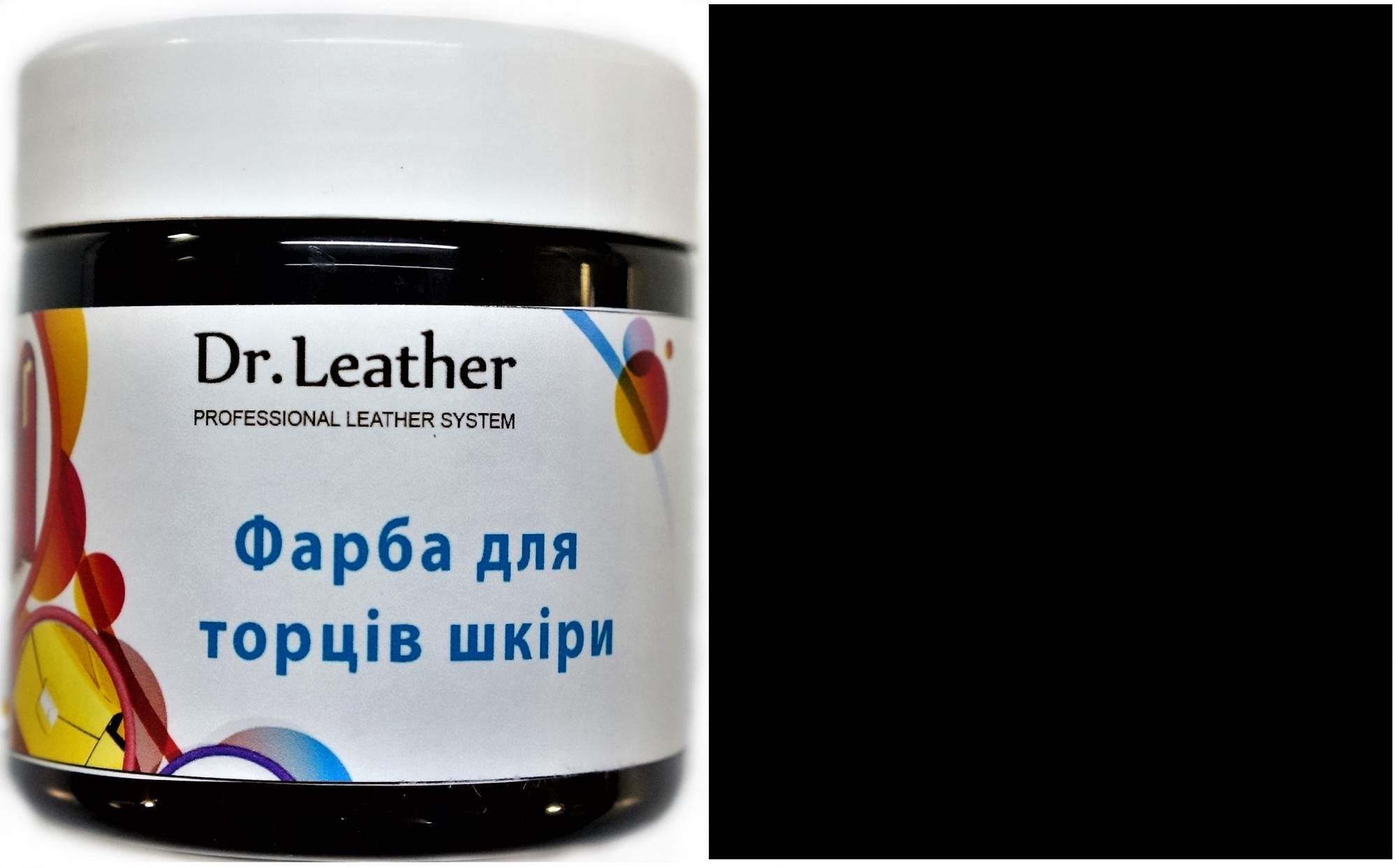 

Краска для уреза кожи DrLeather Touch Up Pigment 150мл Черный