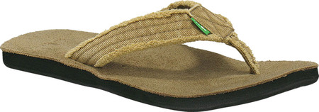 

Мужские вьетнамки, сланцы Sanuk Fraid Not Big and Tall Thong Sandal Khaki Canvas 49