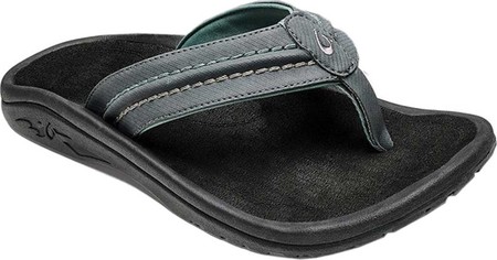 

Мужские вьетнамки, сланцы OluKai Hokua Thong Sandal Dark Shadow/Black 47