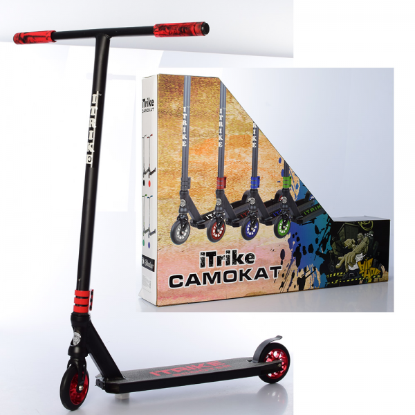 

Самокат iTrike SR 2-068-4-BR Черный с красным (SL00802)