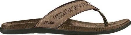 

Мужские вьетнамки, сланцы OluKai Hawaii'iloa Kia Ihu Thong Sandal Taupe Grey/Husk Nubuck Leather 43