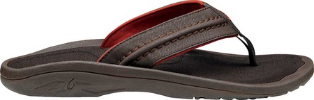 

Мужские вьетнамки, сланцы OluKai Hokua Thong Sandal Dark Java/Dark Java 48