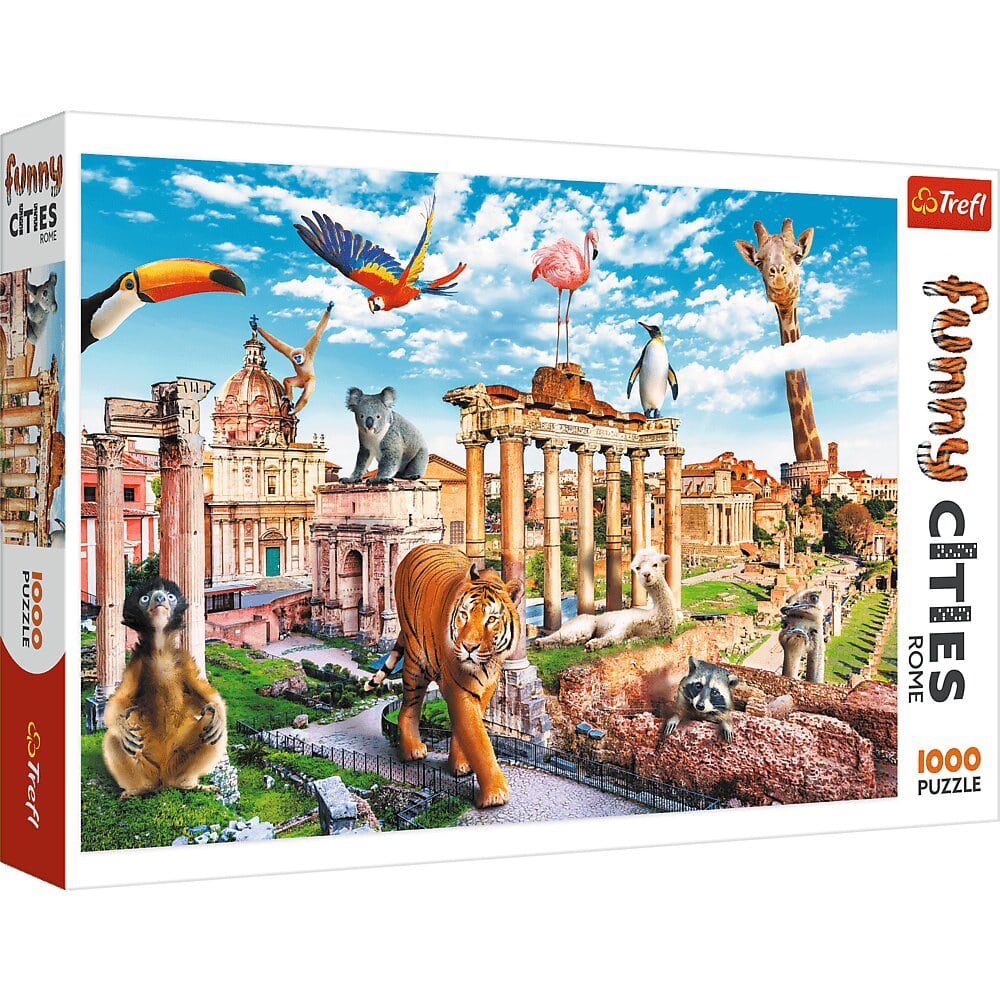 

Пазлы Веселые города Дикий Рим 1000 элементов Trefl (10600) (164133)