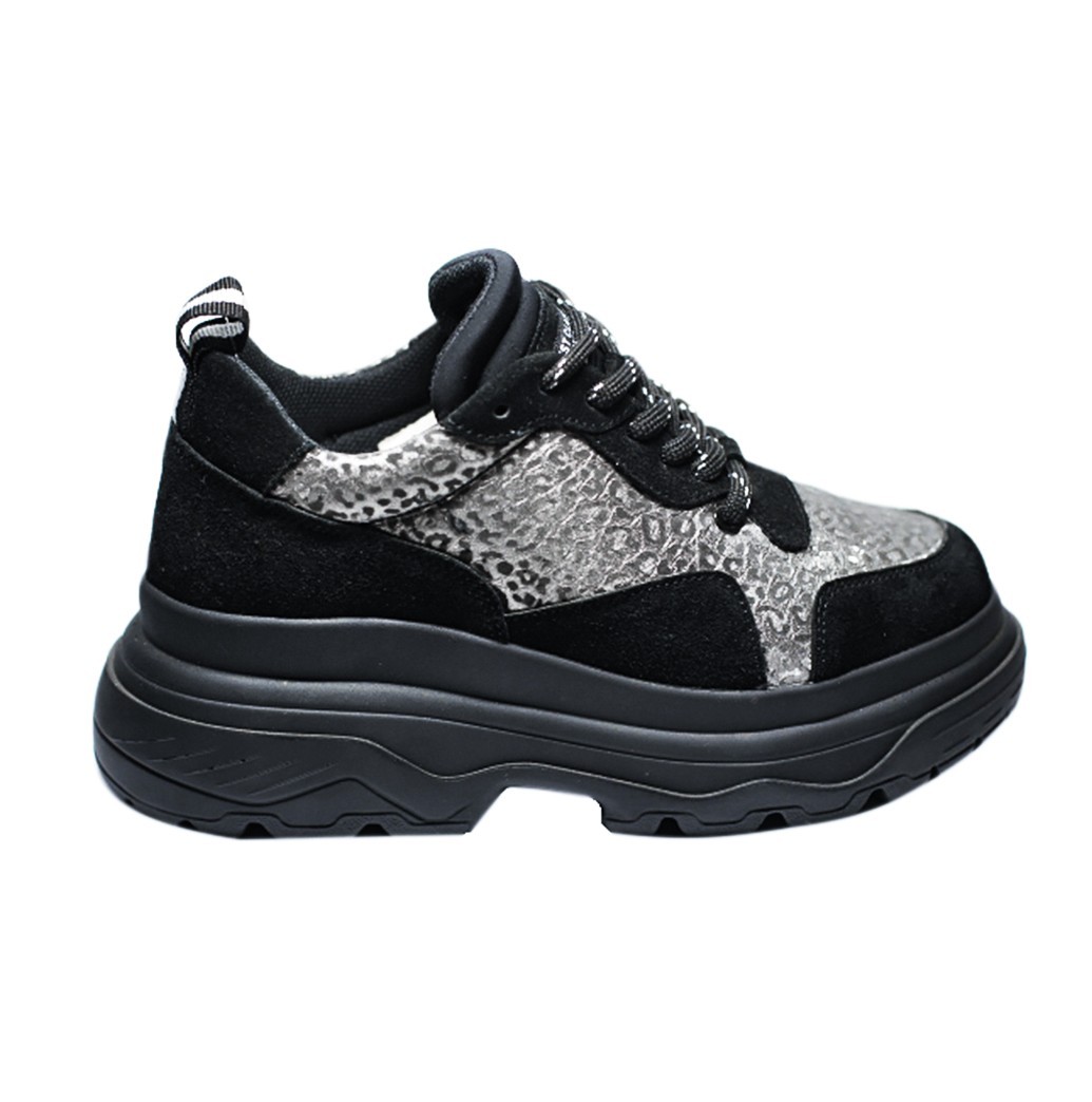 

Кроссовки Botti Gelo 28743 38 черные с серебристым