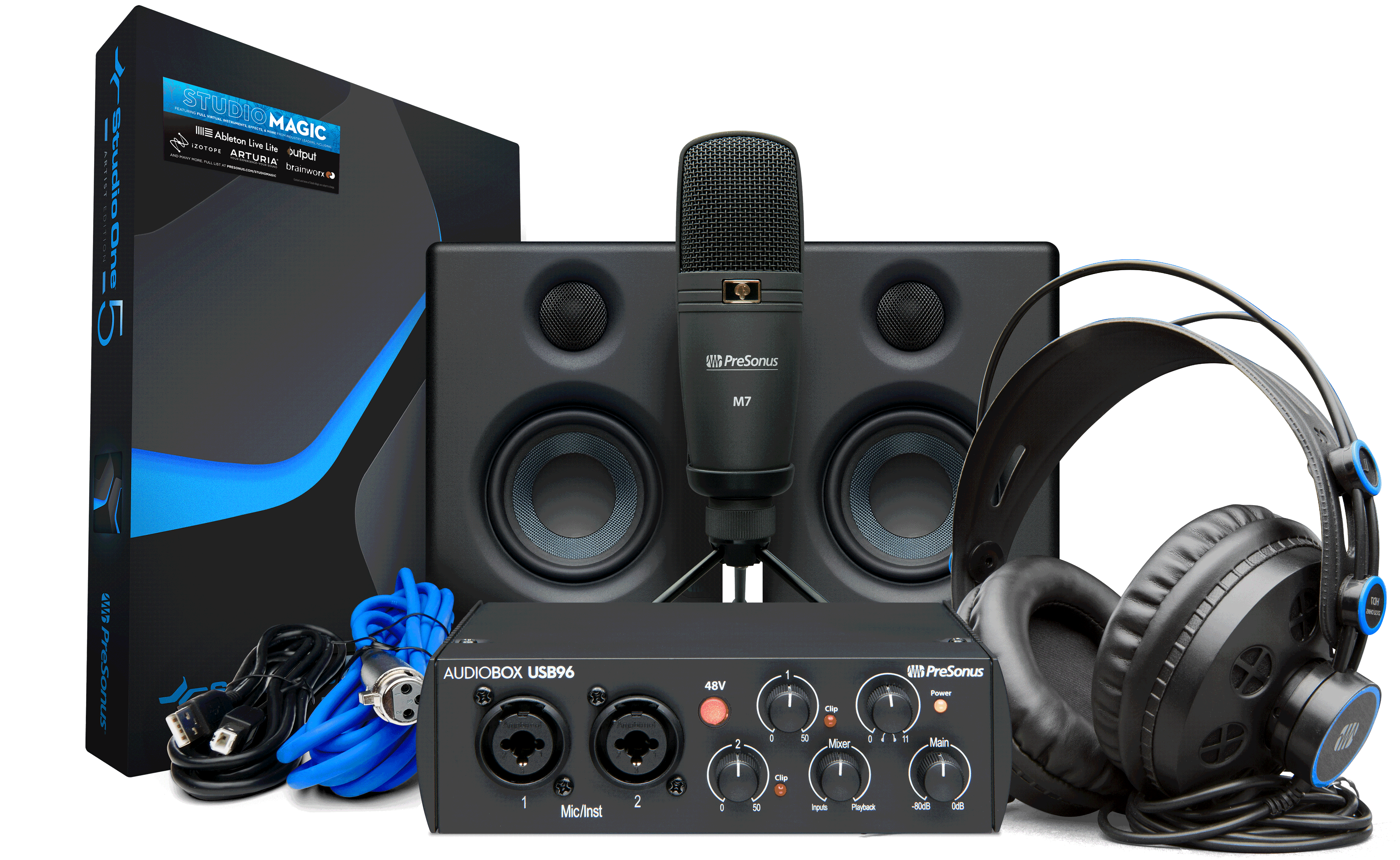 

Аудиоинтерфейс PreSonus AudioBox USB 96 Studio Ultimate 25th Anniversary Edition Bundle