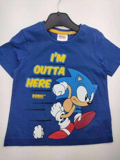 

Футболка Sonic 116 cм I`m Outta Here