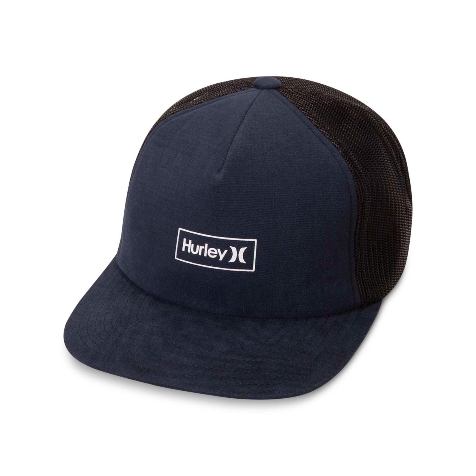 

Мужская кепка Hurley Locked Snapback Flat Bill Trucker,темно-синий,AH9635474