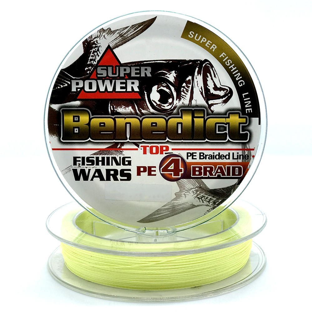 

Рыболовный шнур Benedict 500м 0.12мм 3.6кг Yellow