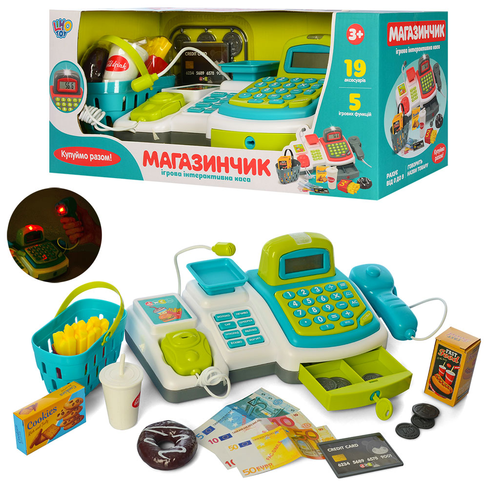 

Игровой набор Limo Toy кассовый аппарат звук свет M 4213-2 UA
