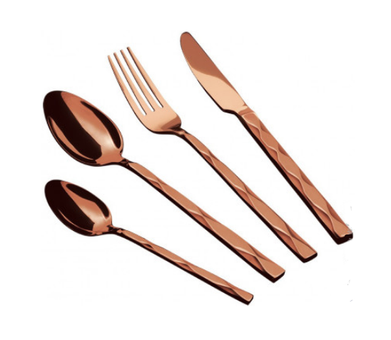

Набір столових приборів Berlinger Haus Metallic Line ROSE GOLD Edition 24 пр. (2621)