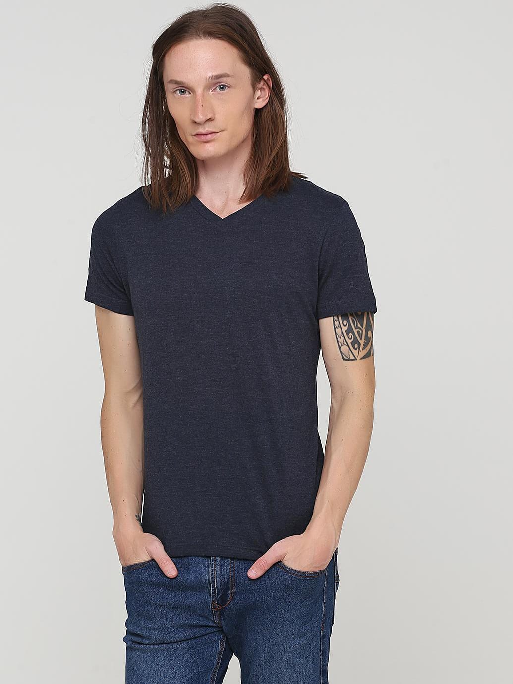

Футболка H&M 141562s46 S Темно-синяя