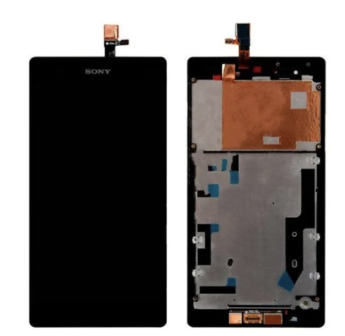 

Дисплей (экран) для Sony D5322 Xperia T2 Ultra DS + тачскрин, черный, с передней панелью High Copy