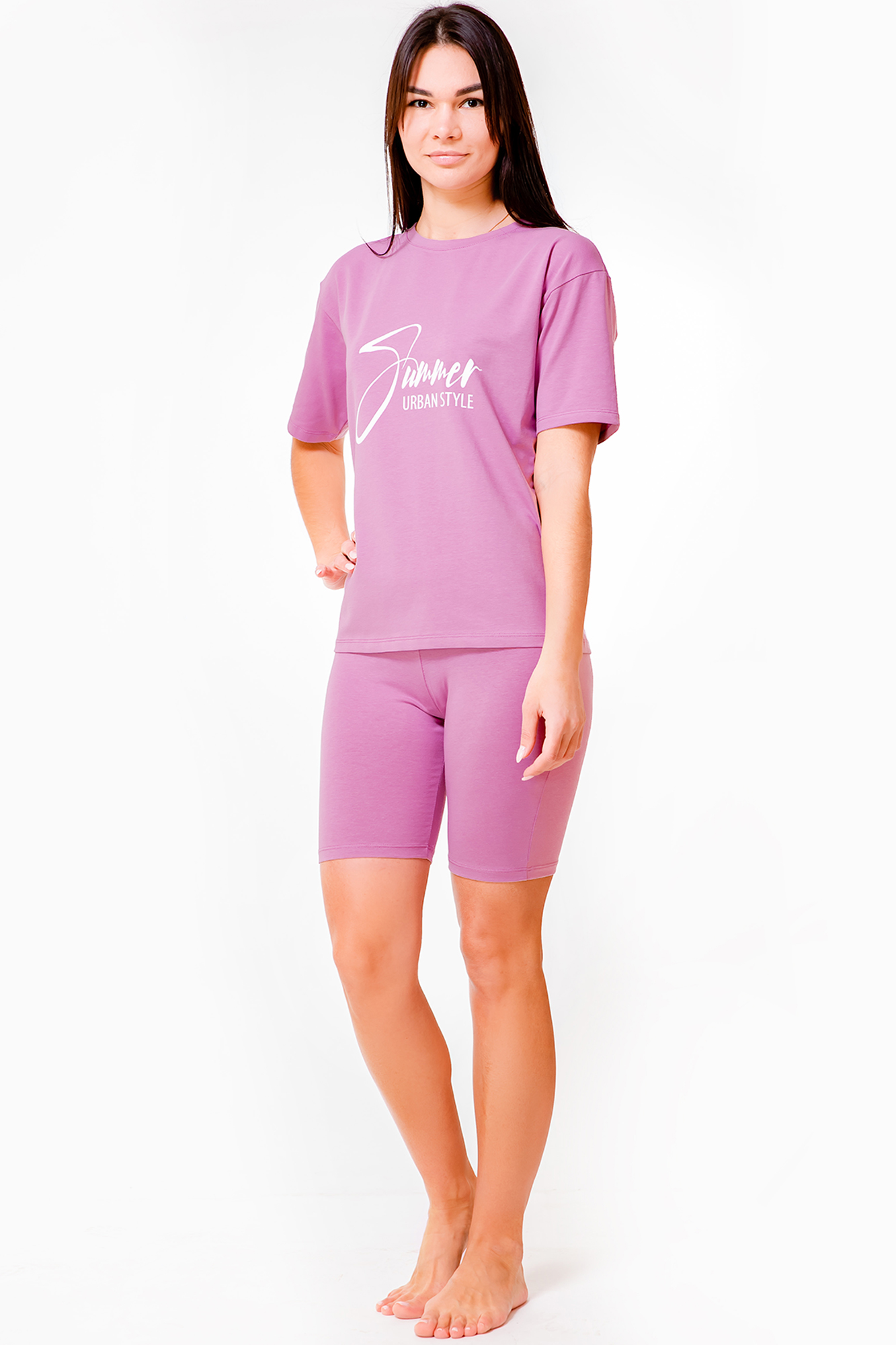 

Женский комплект из натурального полотна Kosta 0228-7  сиреневый 62900, Женский комплект из натурального полотна Kosta 0228-7 S сиреневый 62900