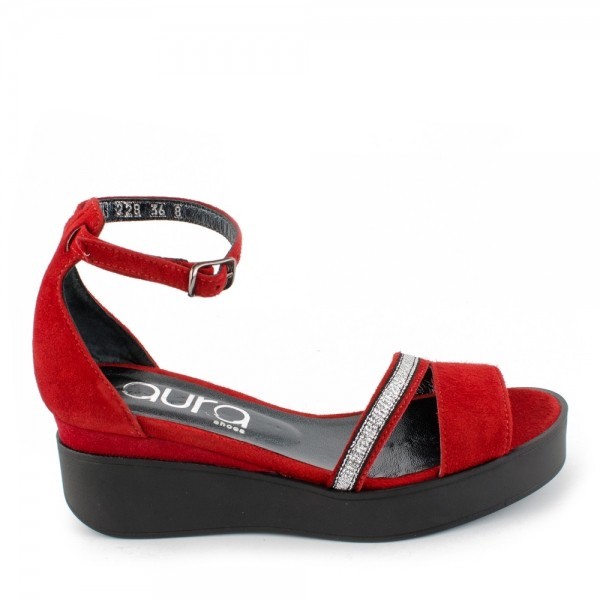 

Босоножки Aura Shoes 2287200 40 25,5 см Красный