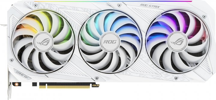 

Відеокарта Asus GeForce RTX 3080 ROG Strix OC White 10GB GDDR6X (320bit) (1905/19000) (2 x HDMI, 3 x DisplayPort) (ROG-STRIX-RTX3080-O10G-WHITE)