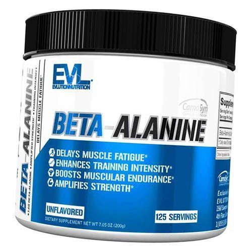 

Бета-Аланин, Beta Alanine, Evlution Nutrition 200г Без вкуса (27385002)