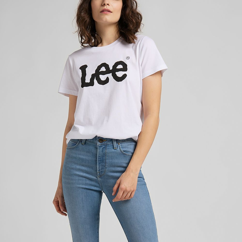 

Футболка Lee Logo Tee Белый -00, Футболка Lee Logo Tee Белый L-00