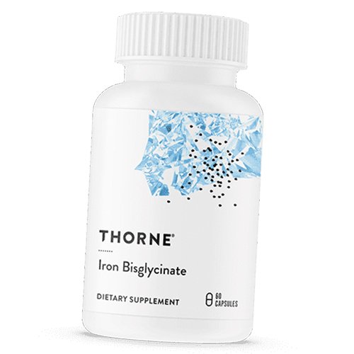 

Бисглицинат Железа, Iron Bisglycinate, Thorne Research 60капс (36357018)