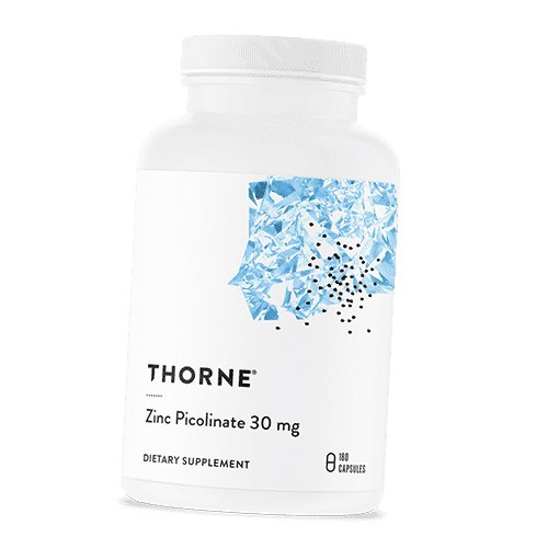 

Цинк Пиколинат, Zinc Picolinate 30, Thorne Research 180капс (36357024)