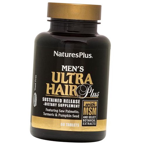

Мужские Витамины для волос, Ultra Hair for Men, Nature's Plus 60таб (36375087)