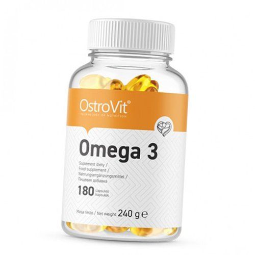 

Жирные кислоты, Омега 3, Omega 3, Ostrovit 180капс (67250005)